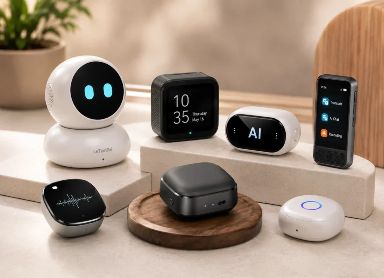 AI smart gadgets by Elyntis Global for OEM manufacturing, private label branding, wholesale distribution, global sourcing, import, and export