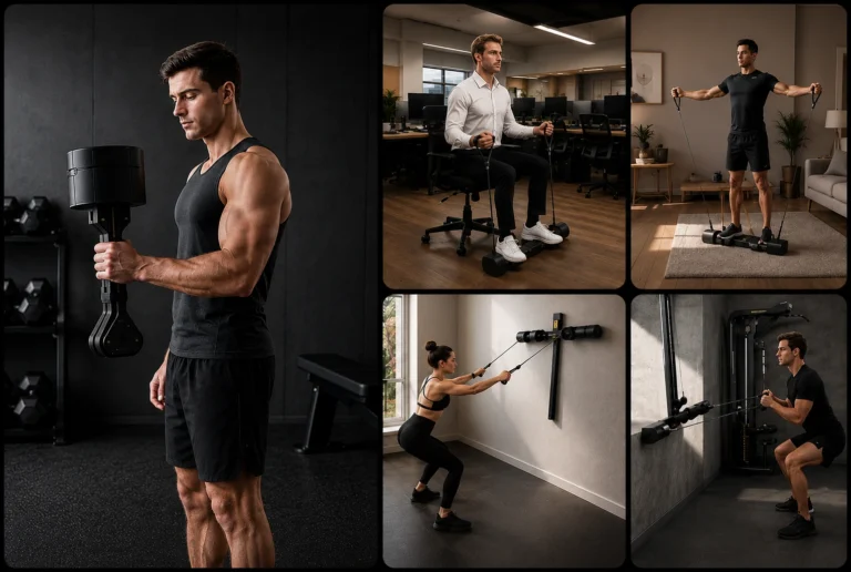 Portable home gym and resistance training system by Elyntis Global for OEM manufacturing, private label branding, wholesale distribution, global sourcing, import, export, and fitness equipment
