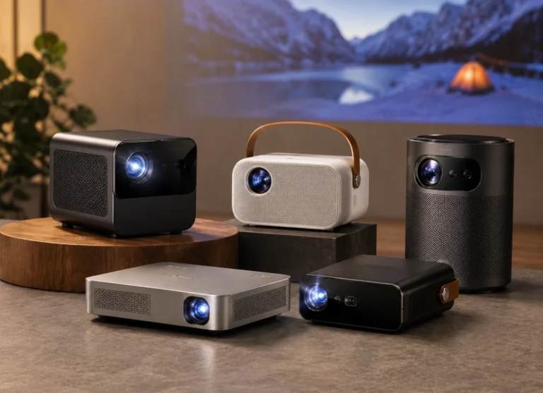 Portable smart projectors by Elyntis Global for OEM manufacturing, private label branding, wholesale distribution, global sourcing, import, and export