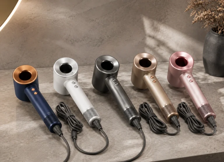 Premium high-speed ionic hair dryers by Elyntis Global for OEM manufacturing, private label branding, wholesale distribution, global sourcing, import, and export