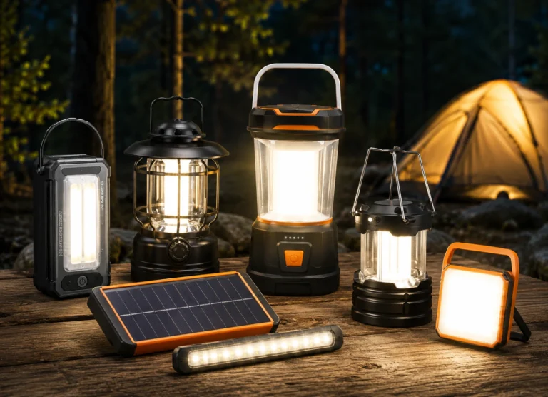 Solar camping lanterns and rechargeable emergency lights by Elyntis Global for OEM manufacturing, private label branding, wholesale distribution, global sourcing, import, export, camping, and emergency preparedness