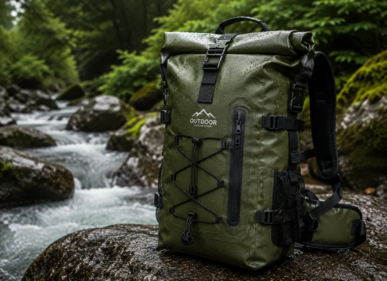 Waterproof survival backpack by Elyntis Global for OEM manufacturing, private label branding, wholesale distribution, global sourcing, import, export, camping, hiking, and tactical gear
